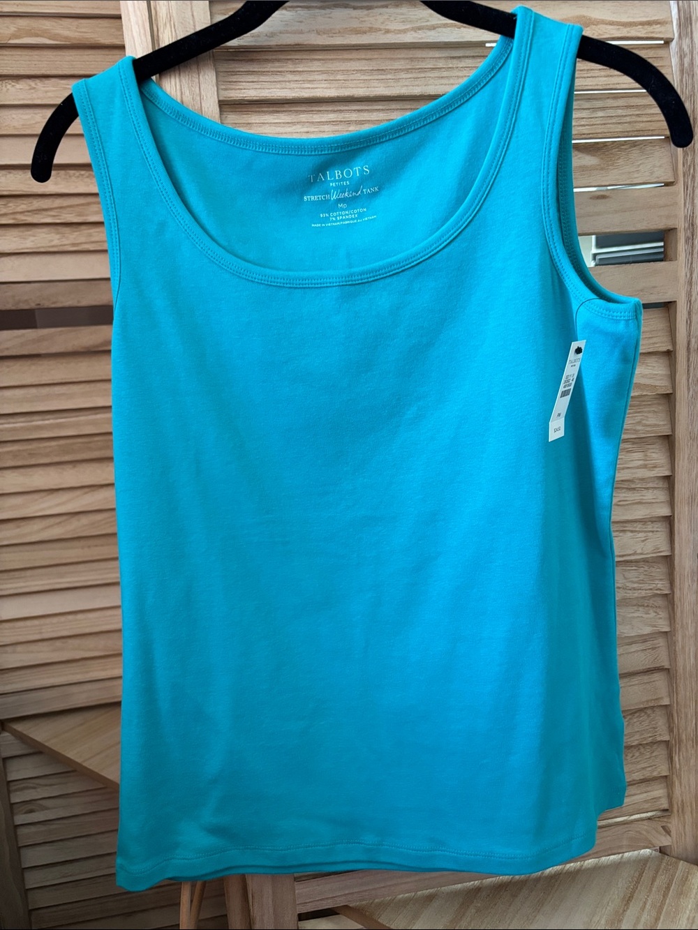 Talbots Women’s Scoop Neck Tank Top Petite Medium NWT